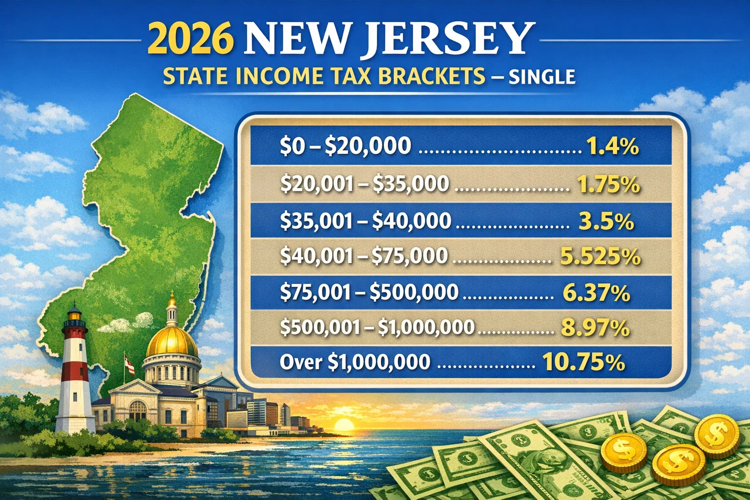 What Is the New Jersey State Income Tax?